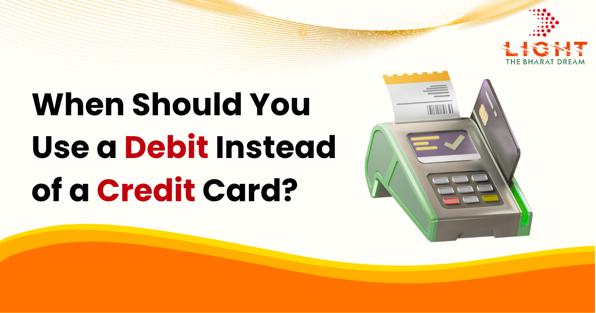 When to use debit instead of credit